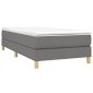 vidaXL Πλαίσιο Κρεβατιού Boxspring Σκούρο Γκρι 80x200 εκ. Υφασμάτινο