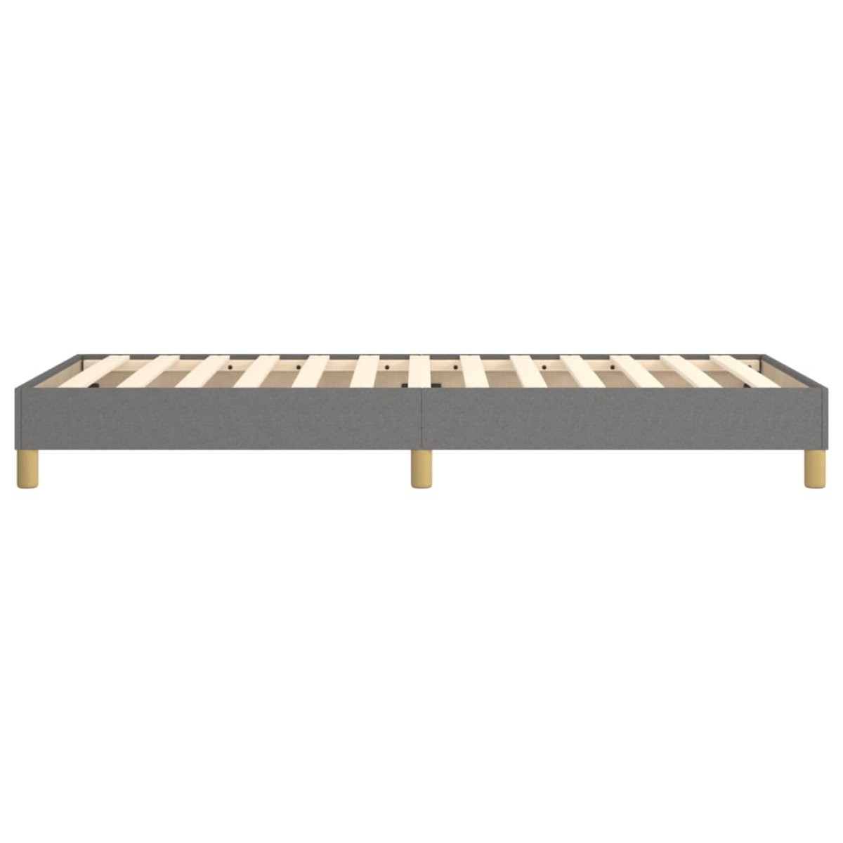 vidaXL Πλαίσιο Κρεβατιού Boxspring Σκούρο Γκρι 80x200 εκ. Υφασμάτινο