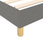 vidaXL Πλαίσιο Κρεβατιού Boxspring Σκούρο Γκρι 80x200 εκ. Υφασμάτινο