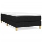 vidaXL Πλαίσιο Κρεβατιού Boxspring Μαύρο 80 x 200 εκ. Υφασμάτινο