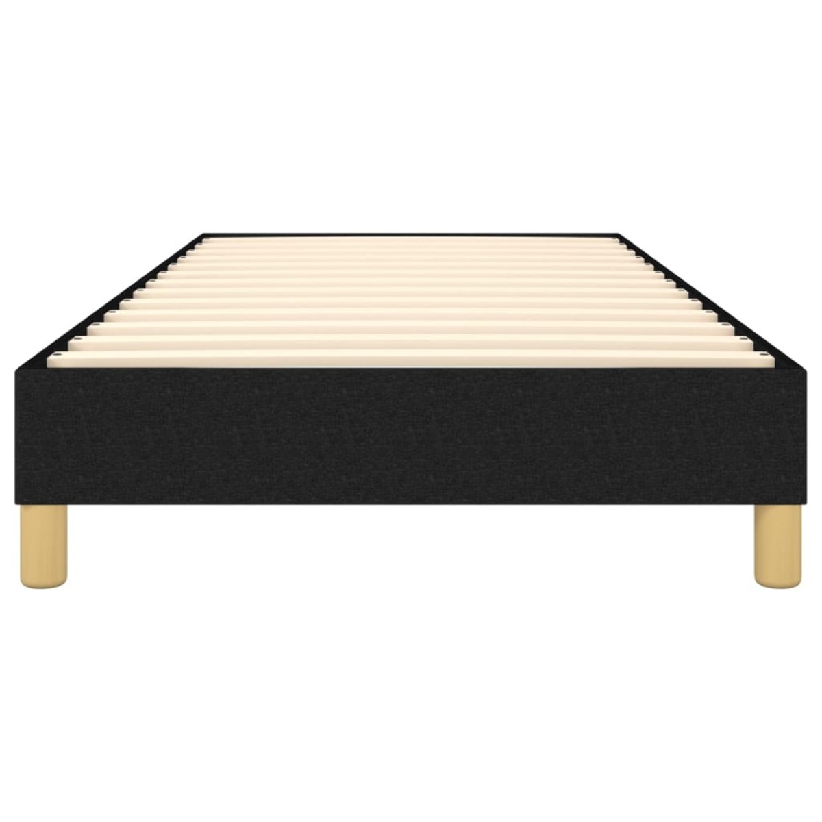 vidaXL Πλαίσιο Κρεβατιού Boxspring Μαύρο 80 x 200 εκ. Υφασμάτινο
