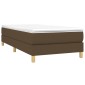 vidaXL Πλαίσιο Κρεβατιού Boxspring Σκούρο Καφέ 80x200 εκ. Υφασμάτινο