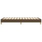 vidaXL Πλαίσιο Κρεβατιού Boxspring Σκούρο Καφέ 80x200 εκ. Υφασμάτινο