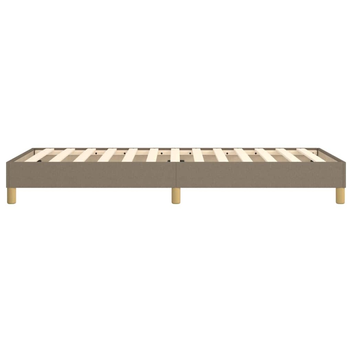 vidaXL Πλαίσιο Κρεβατιού Boxspring Taupe 80 x 200 εκ. Υφασμάτινο