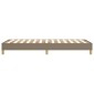vidaXL Πλαίσιο Κρεβατιού Boxspring Taupe 80 x 200 εκ. Υφασμάτινο