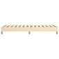 vidaXL Πλαίσιο Κρεβατιού Boxspring Κρεμ 80 x 200 εκ. Υφασμάτινο
