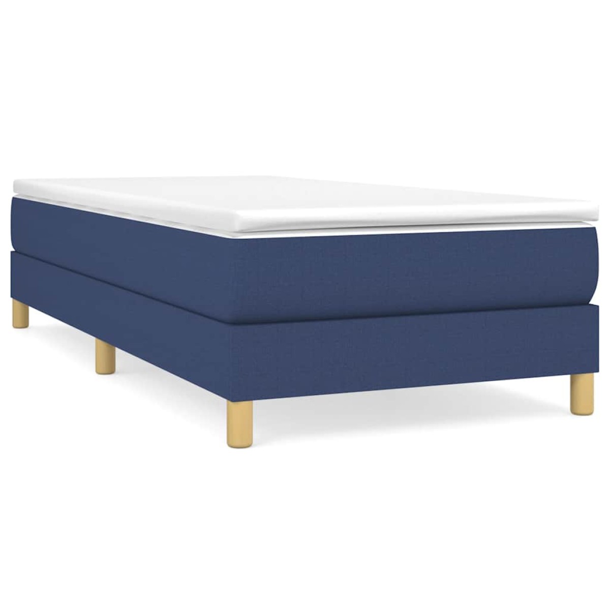 vidaXL Πλαίσιο Κρεβατιού Boxspring Μπλε 80 x 200 εκ. Υφασμάτινο