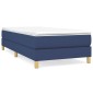vidaXL Πλαίσιο Κρεβατιού Boxspring Μπλε 80 x 200 εκ. Υφασμάτινο