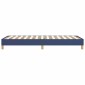 vidaXL Πλαίσιο Κρεβατιού Boxspring Μπλε 80 x 200 εκ. Υφασμάτινο