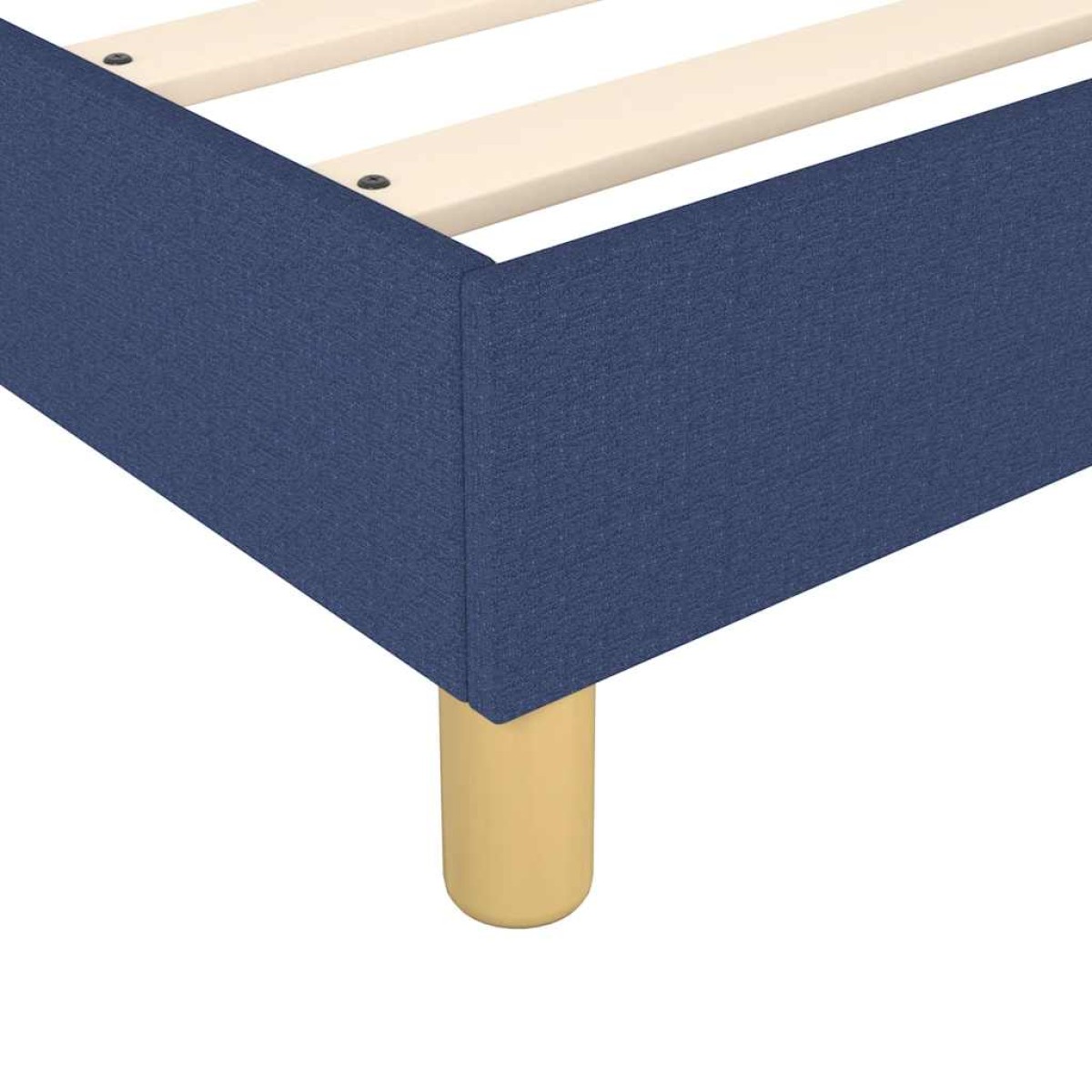 vidaXL Πλαίσιο Κρεβατιού Boxspring Μπλε 80 x 200 εκ. Υφασμάτινο