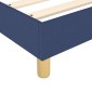 vidaXL Πλαίσιο Κρεβατιού Boxspring Μπλε 80 x 200 εκ. Υφασμάτινο