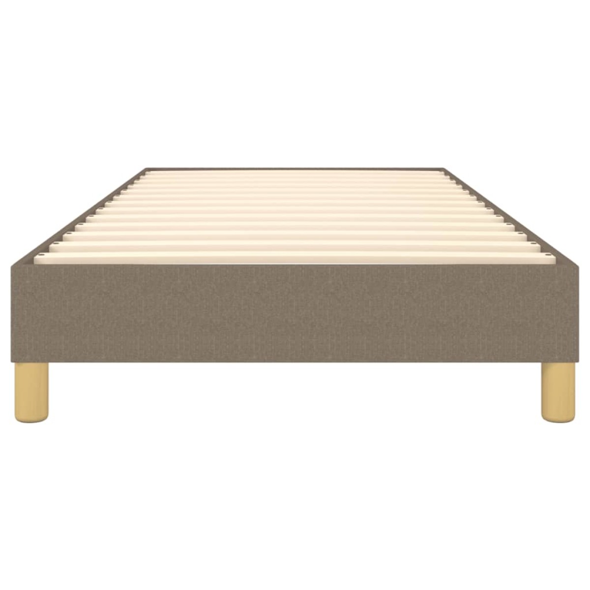 vidaXL Πλαίσιο Κρεβατιού Boxspring Taupe 90x190 εκ. Υφασμάτινο