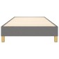 vidaXL Πλαίσιο Κρεβατιού Boxspring Σκούρο Γκρι 100x200 εκ. Υφασμάτινο