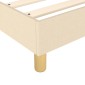 vidaXL Πλαίσιο Κρεβατιού Boxspring Κρεμ 100x200 εκ. Υφασμάτινο