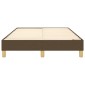 vidaXL Πλαίσιο Κρεβατιού Boxspring Σκούρο Καφέ 120x200 εκ. Υφασμάτινο