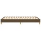 vidaXL Πλαίσιο Κρεβατιού Boxspring Σκούρο Καφέ 120x200 εκ. Υφασμάτινο