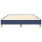 vidaXL Πλαίσιο Κρεβατιού Boxspring Μπλε 140 x 190 εκ. Υφασμάτινο