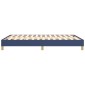 vidaXL Πλαίσιο Κρεβατιού Boxspring Μπλε 140 x 190 εκ. Υφασμάτινο