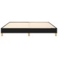 vidaXL Πλαίσιο Κρεβατιού Boxspring Μαύρο 180x200 εκ. Υφασμάτινο