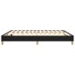 vidaXL Πλαίσιο Κρεβατιού Boxspring Μαύρο 180x200 εκ. Υφασμάτινο