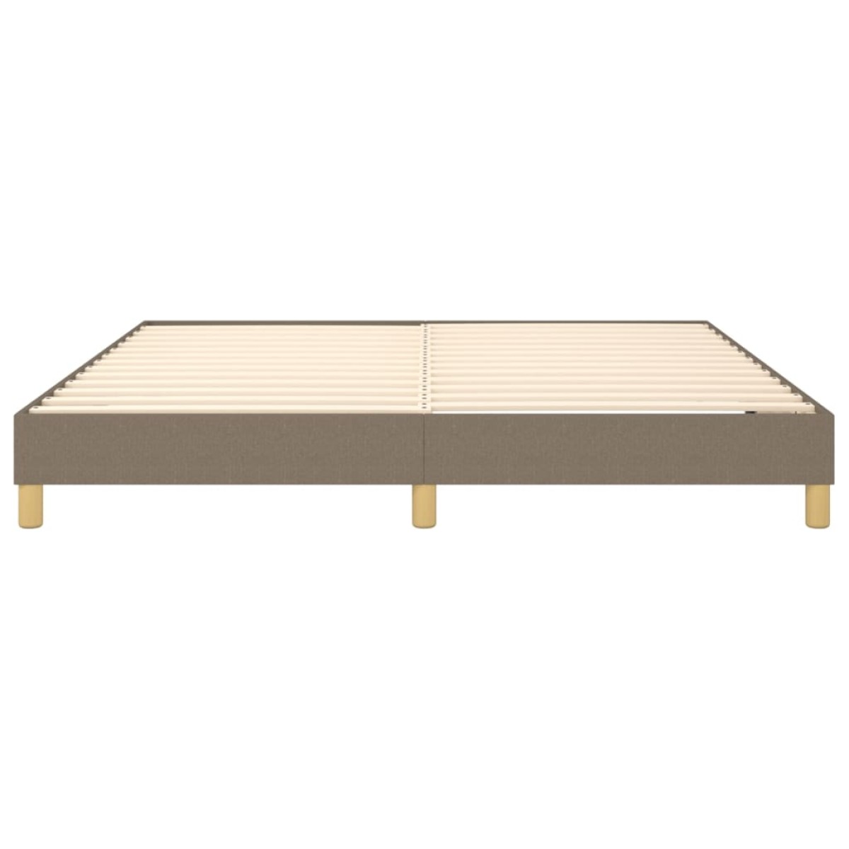 vidaXL Πλαίσιο Κρεβατιού Boxspring Taupe 180x200 εκ. Υφασμάτινο