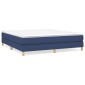 vidaXL Πλαίσιο Κρεβατιού Boxspring Μπλε 180x200 εκ. Υφασμάτινο