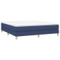 vidaXL Πλαίσιο Κρεβατιού Boxspring Μπλε 180x200 εκ. Υφασμάτινο