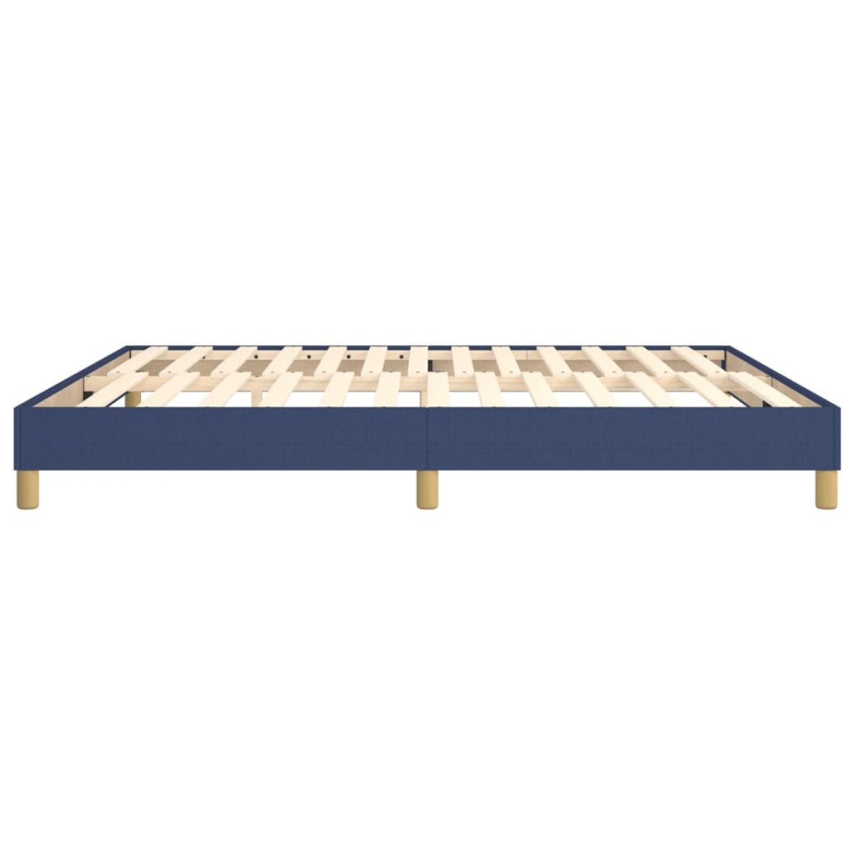 vidaXL Πλαίσιο Κρεβατιού Boxspring Μπλε 180x200 εκ. Υφασμάτινο