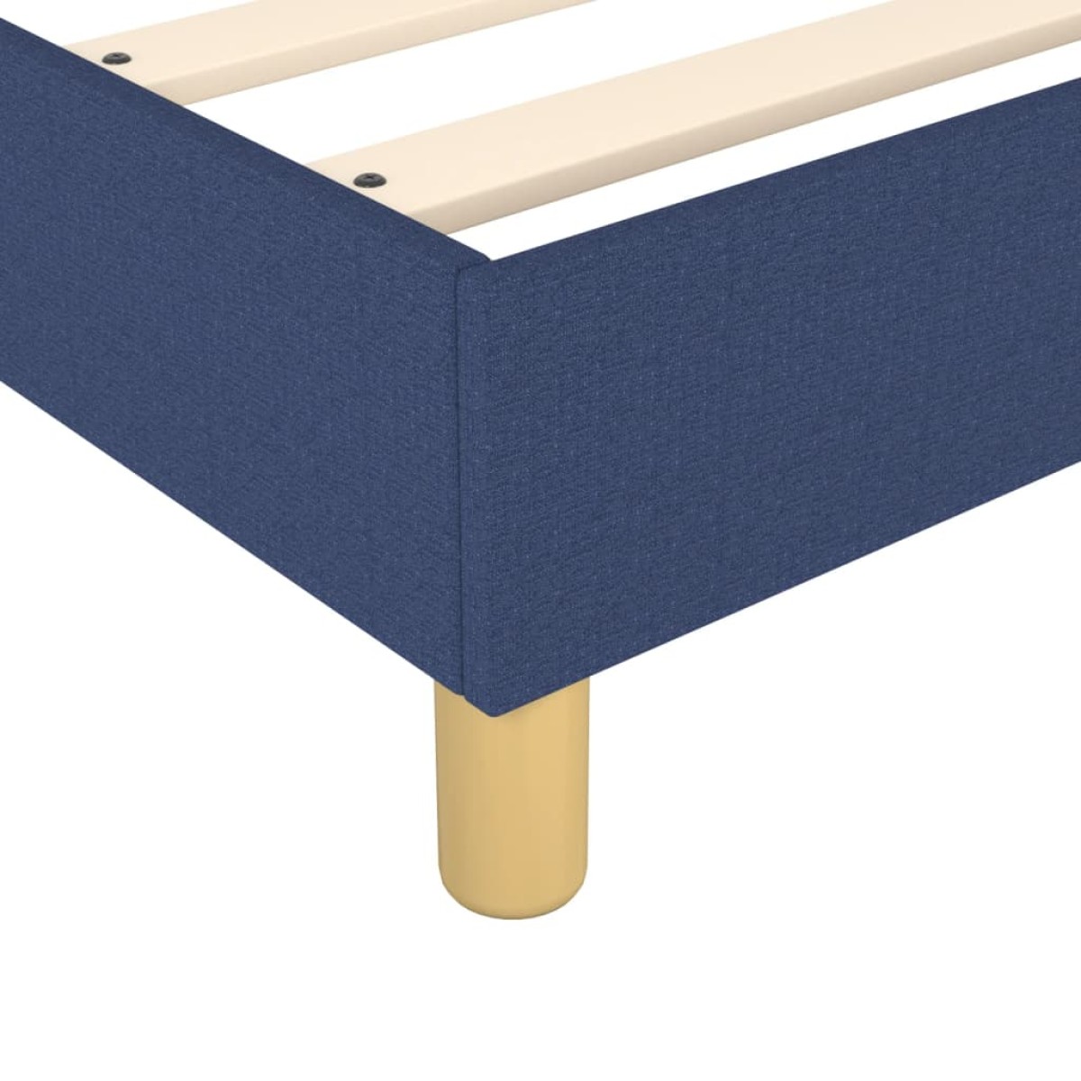 vidaXL Πλαίσιο Κρεβατιού Boxspring Μπλε 180x200 εκ. Υφασμάτινο
