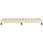 vidaXL Πλαίσιο Κρεβατιού Boxspring Κρεμ 80 x 200 εκ. Συνθετικό Δέρμα