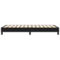 vidaXL Πλαίσιο Κρεβατιού Boxspring Μαύρο 90x190 εκ. Συνθετικό Δέρμα