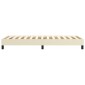 vidaXL Πλαίσιο Κρεβατιού Boxspring Κρεμ 90x190 εκ. Συνθετικό Δέρμα