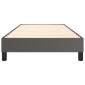vidaXL Πλαίσιο Κρεβατιού Boxspring Γκρι 90x190 εκ. Συνθετικό Δέρμα