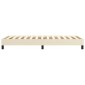 vidaXL Πλαίσιο Κρεβατιού Boxspring Κρεμ 90x200 εκ. Συνθετικό Δέρμα