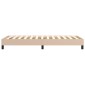 vidaXL Πλαίσιο Κρεβατιού Boxspring Καπουτσίνο 90x200 εκ. Συνθετ. Δέρμα