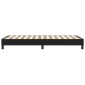 vidaXL Πλαίσιο Κρεβατιού Boxspring Μαύρο 100x200 εκ. Συνθετικό Δέρμα