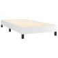 vidaXL Πλαίσιο Κρεβατιού Boxspring Λευκό 100x200 εκ. Συνθετικό Δέρμα