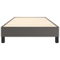 vidaXL Πλαίσιο Κρεβατιού Boxspring Γκρι 100x200 εκ. Συνθετικό Δέρμα