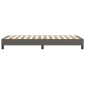 vidaXL Πλαίσιο Κρεβατιού Boxspring Γκρι 100x200 εκ. Συνθετικό Δέρμα