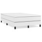 vidaXL Πλαίσιο Κρεβατιού Boxspring Λευκό 120x200 εκ. Συνθετικό Δέρμα