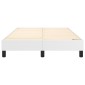 vidaXL Πλαίσιο Κρεβατιού Boxspring Λευκό 120x200 εκ. Συνθετικό Δέρμα