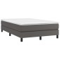 vidaXL Πλαίσιο Κρεβατιού Boxspring Γκρι 120x200 εκ. Συνθετικό Δέρμα