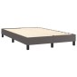 vidaXL Πλαίσιο Κρεβατιού Boxspring Γκρι 120x200 εκ. Συνθετικό Δέρμα