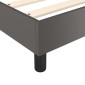 vidaXL Πλαίσιο Κρεβατιού Boxspring Γκρι 120x200 εκ. Συνθετικό Δέρμα