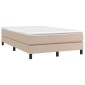 vidaXL Πλαίσιο Κρεβατιού Boxspring Καπουτσίνο 120x200εκ. Συνθετ. Δέρμα