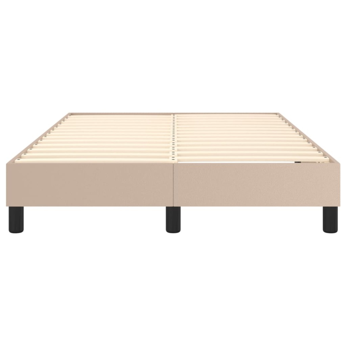 vidaXL Πλαίσιο Κρεβατιού Boxspring Καπουτσίνο 120x200εκ. Συνθετ. Δέρμα