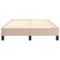 vidaXL Πλαίσιο Κρεβατιού Boxspring Καπουτσίνο 120x200εκ. Συνθετ. Δέρμα