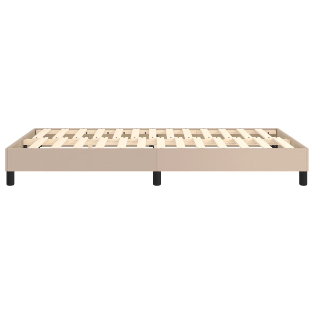 vidaXL Πλαίσιο Κρεβατιού Boxspring Καπουτσίνο 120x200εκ. Συνθετ. Δέρμα
