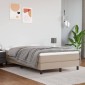 vidaXL Πλαίσιο Κρεβατιού Boxspring Καπουτσίνο 120x200εκ. Συνθετ. Δέρμα