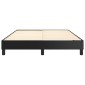 vidaXL Πλαίσιο Κρεβατιού Boxspring Μαύρο 140x190 εκ. Συνθετικό Δέρμα